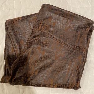 Spanx Snakeskin Leggings